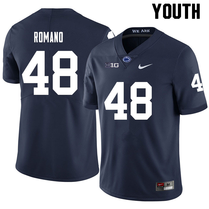 NCAA Nike Youth Penn State Nittany Lions Cody Romano #48 College Football Authentic Navy Stitched Jersey TFJ2898FA